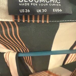 BloomChic Black and White Geometric Dress